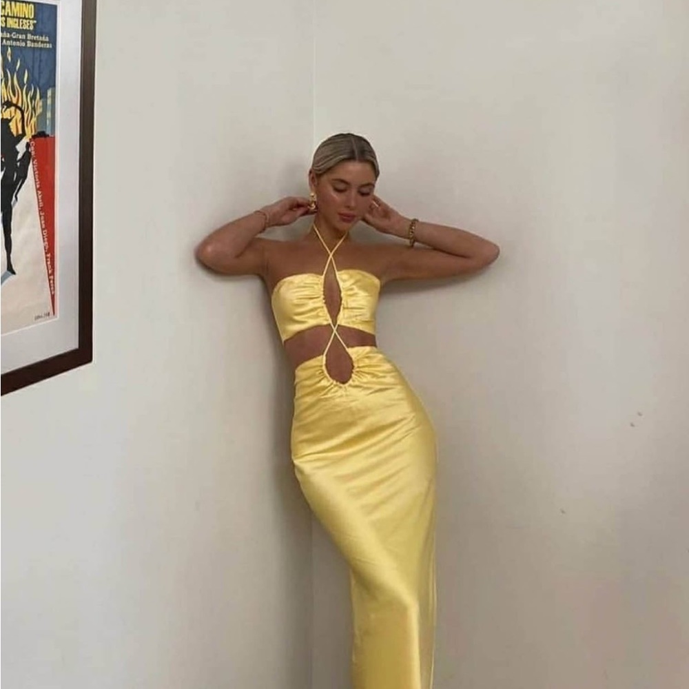 Jagger & Stone - The Ruby Maxi Dress in Lemon
